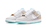Kup oryginalne Dunk Low SE Barber Shop Grey DH7614-500 - widok z drugiego boku - Sneakersy
