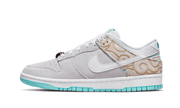 Nike Dunk Low SE Barber Shop Grey biały-niebieski - widok główny z boku | Saturaise.com