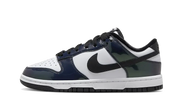 Nike Dunk Low SE Just Do It Black czarny-biały - widok główny z boku | Saturaise.com