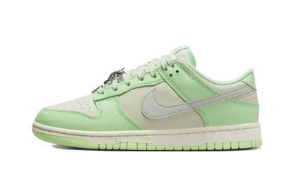 Nike Dunk Low SE Next Nature Sea Glass zielony-srebrny - widok główny z boku | Saturaise.com
