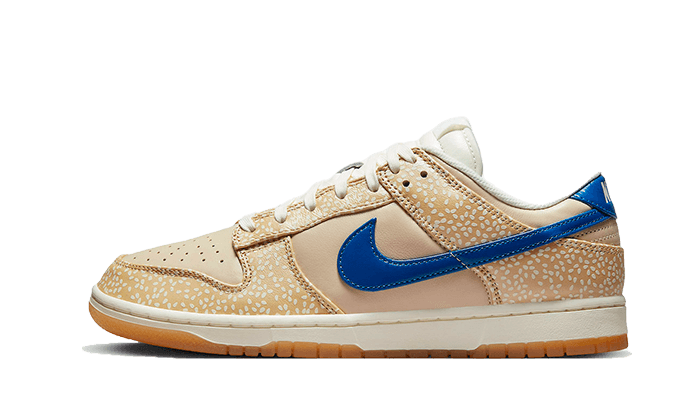 Nike Dunk Low Sesame biały-niebieski - widok główny z boku | Saturaise.com