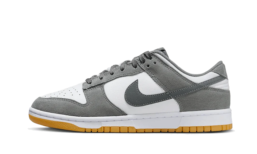 Nike Dunk Low Smoke Grey Gum 3M Swoosh biały-szary - widok główny z boku | Saturaise.com