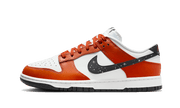 Nike Dunk Low Starry Swoosh granatowy-pomarańczowy - widok główny z boku | Saturaise.com