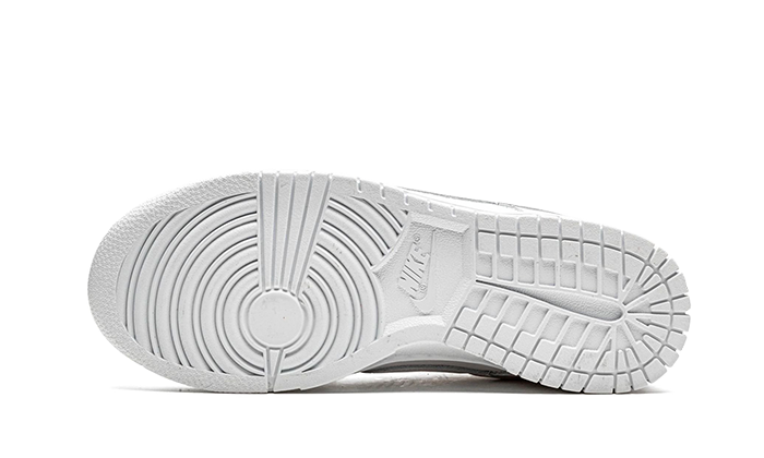 100% Oryginalne Dunk Low Triple White (2021) - widok z tyłu - 1015.00 PLN