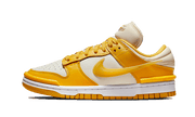 Nike Dunk Low Twist Vivid Sulfur biały-żółty - widok główny z boku | Saturaise.com