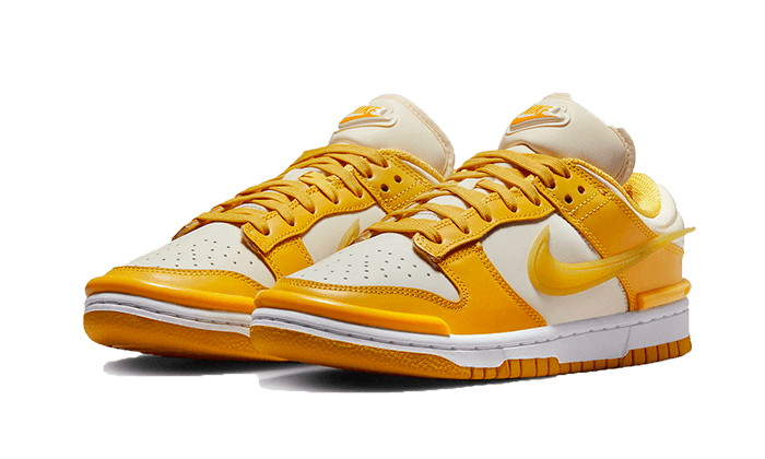 Kup oryginalne Dunk Low Twist Vivid Sulfur DZ2794-100 - widok z drugiego boku - Sneakersy