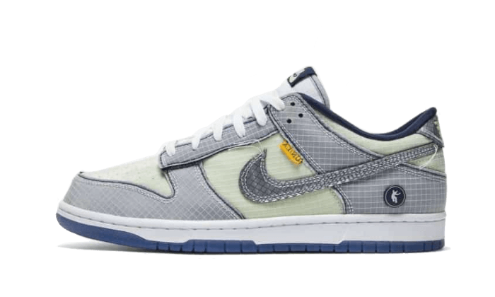 Nike Dunk Low Union Passport Pack Pistachio granatowy-żółty - widok główny z boku | Saturaise.com