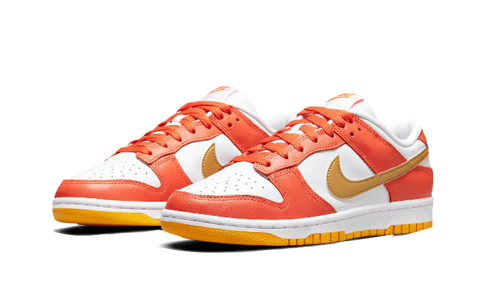 Kup oryginalne Dunk Low University Gold DQ4690-800 - widok z drugiego boku - Sneakersy