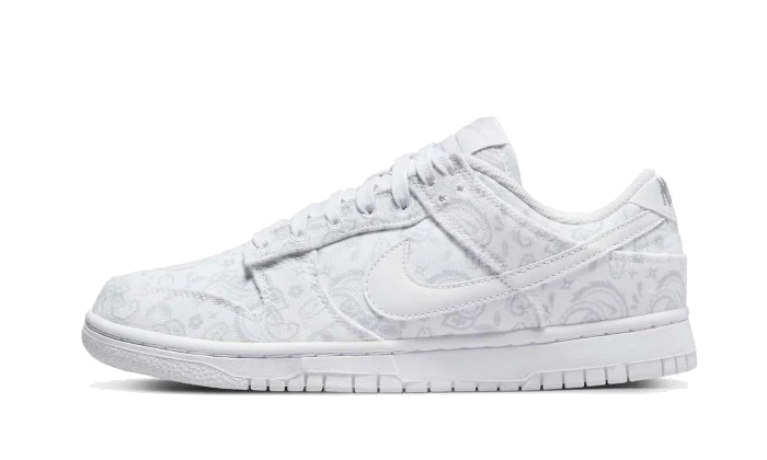 Yeezy Dunk Low White Paisley biały-szary - widok główny z boku | Saturaise.com