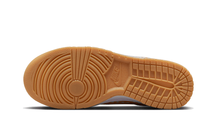 Buty Nike Dunk Low Yellow Gingham - widok z przodu - Rozmiary EU