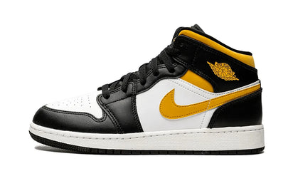 Nike Jordan 1 Mid White Pollen Black (GS)