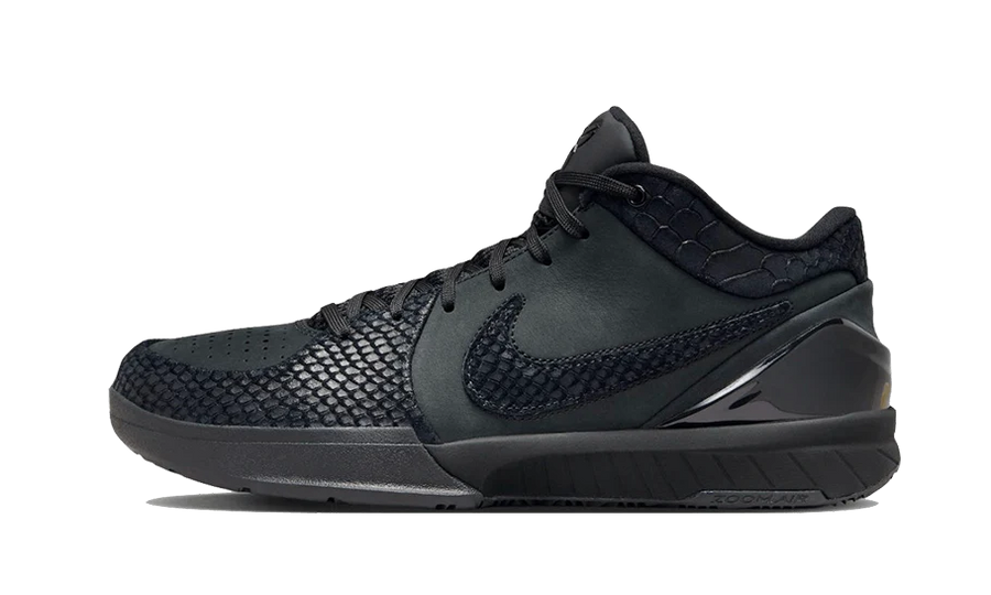 Nike Kobe 4 Protro Black Mamba czarny-biały - widok główny z boku | Saturaise.com