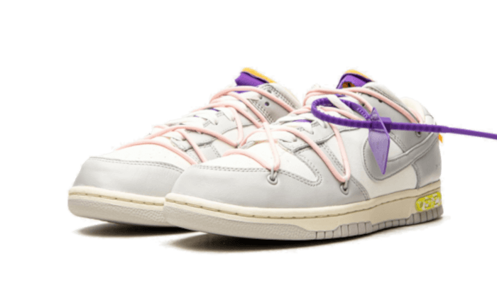 Kup oryginalne Dunk Low Off-White Lot 24 DM1602-119 - widok z drugiego boku - Sneakersy