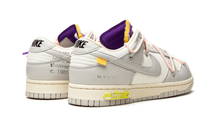 Buty Nike Dunk Low Off-White Lot 24 - widok z przodu - Rozmiary EU