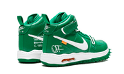 Off-White Air Force 1 Mid SP Pine Green - widok z przodu - Rozmiary XS-XXL