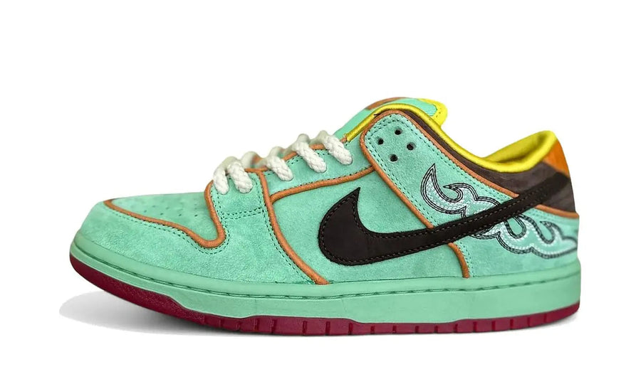 Nike Nike SB Dunk Low Black History Month (2025) czarny-żółty - widok główny z boku | Saturaise.com