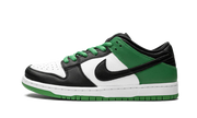 Nike SB Dunk Low Classic Green czarny-biały - widok główny z boku | Saturaise.com