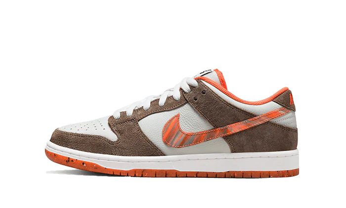 Nike SB Dunk Low Crushed D.C. biały-zielony - widok główny z boku | Saturaise.com