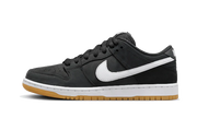 Nike SB Dunk Low Pro ISO Black Gum czarny-biały - widok główny z boku | Saturaise.com