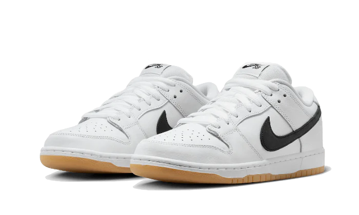 Kup oryginalne SB Dunk Low Pro ISO White Gum - widok z drugiego boku - Sneakersy