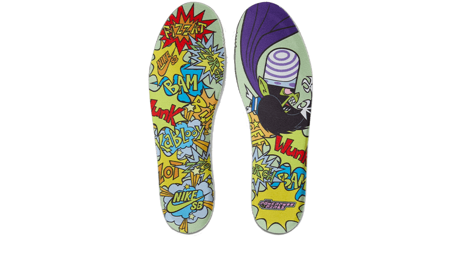 100% Oryginalne The Powerpuff Girls x Nike SB Dunk Low "Blossom" - widok z tyłu - 2900.00 PLN