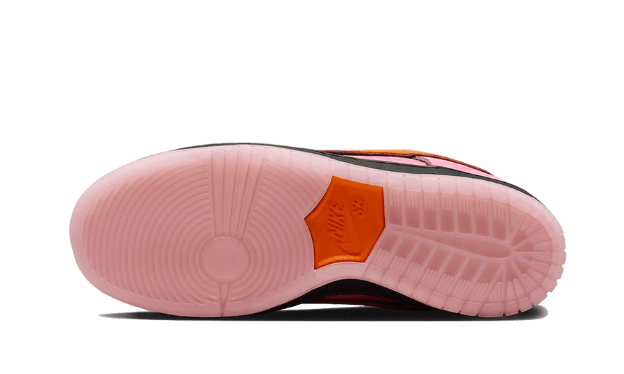 Buty Yeezy The Powerpuff Girls x Nike SB Dunk Low "Blossom" - widok z przodu - Rozmiary EU