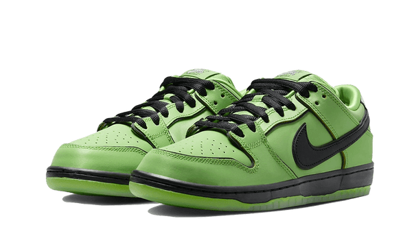 The Powerpuff Girls x Nike SB Dunk Low "Buttercup" - Kup oryginalne The Powerpuff Girls x Nike SB Dunk Low "Buttercup" FZ8319-300 - widok z drugiego boku - Sneakersy