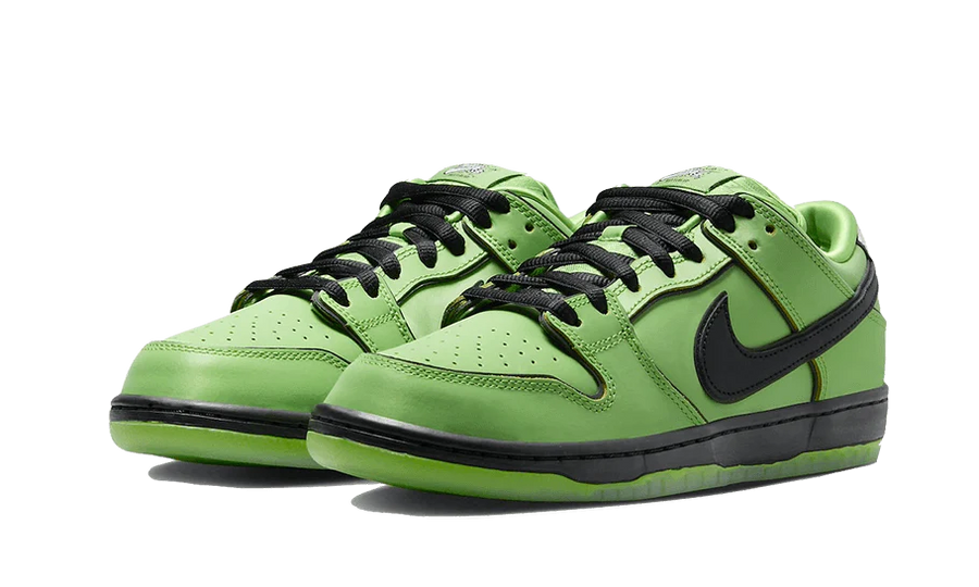 Kup oryginalne SB Dunk Low The Powerpuff Girls Buttercup - widok z drugiego boku - Sneakersy