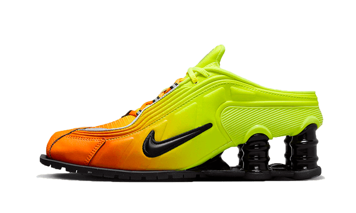 Nike Shox MR4 Martine Rose Safety Orange czarny-różowy - widok główny z boku | Saturaise.com