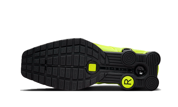 Buty Nike Shox MR4 Martine Rose Safety Orange - widok z przodu - Rozmiary EU