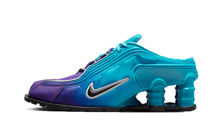 Nike Shox MR4 Martine Rose Scuba Blue czarny-niebieski - widok główny z boku | Saturaise.com