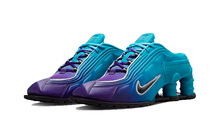 Kup oryginalne Shox MR4 Martine Rose Scuba Blue - widok z drugiego boku - Sneakersy