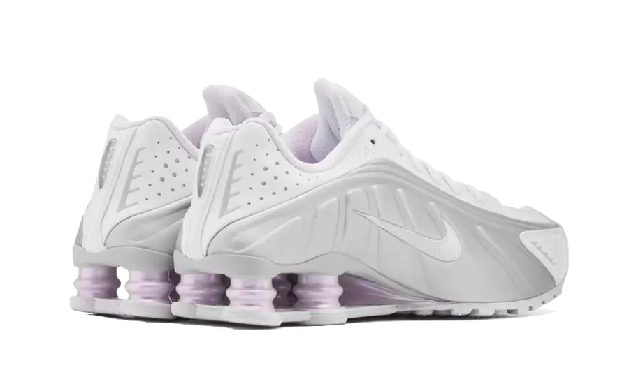 Buty Nike Shox R4 Silver Purple - widok z przodu - Rozmiary EU