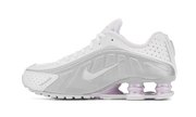 Nike Shox R4 Silver Purple biały-fioletowy - widok główny z boku | Saturaise.com