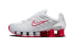 100% Oryginalne Shox TL Platinum Tint Gym Red - widok z tyłu - 1375.00 PLN
