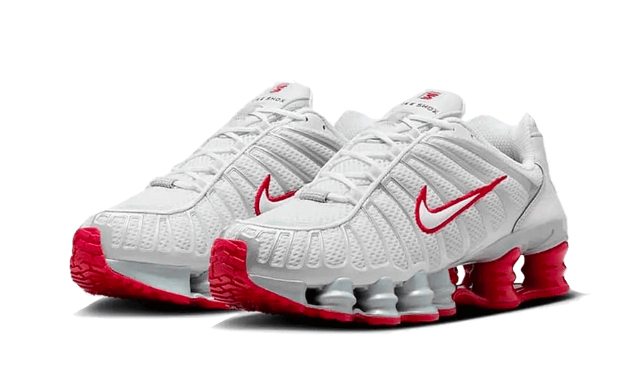 Kup oryginalne Shox TL Platinum Tint Gym Red - widok z drugiego boku - Sneakersy