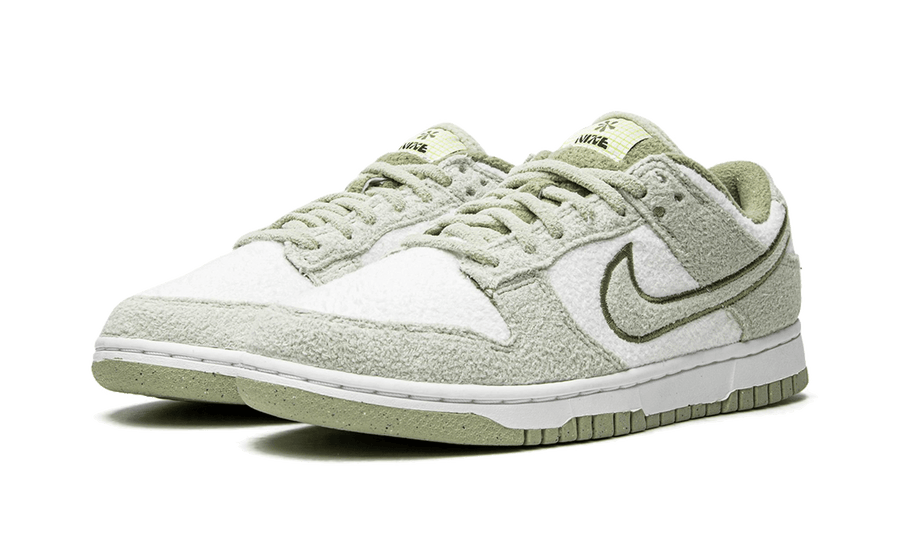 Kup oryginalne Dunk Low SE Fleece Green DQ7579-300 - widok z drugiego boku - Sneakersy