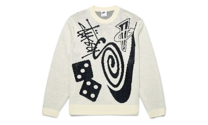 Nike Nike x Stussy Knit Sweater Natural - widok główny z boku - Streetwear