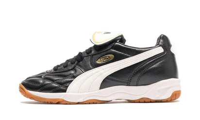 Puma Puma King Indoor Black Warm White czarny-biały - widok główny z boku | Saturaise.com