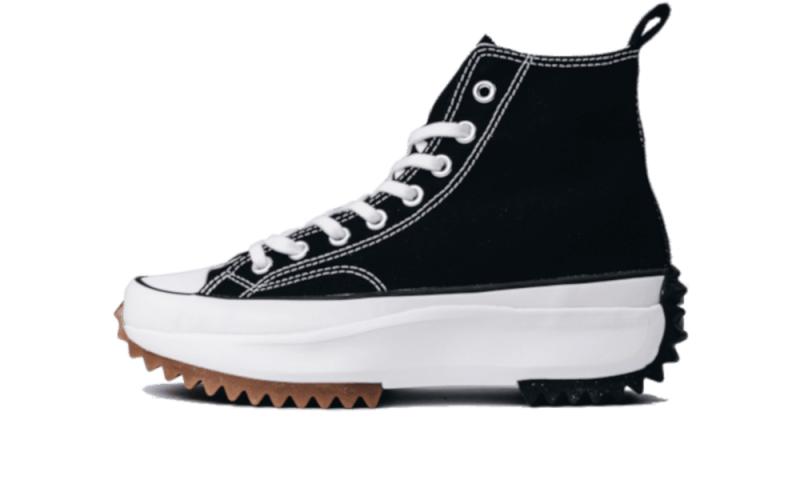 Saturaise Run Star Hike Hi Black czarny-biały - widok główny z boku | Saturaise.com