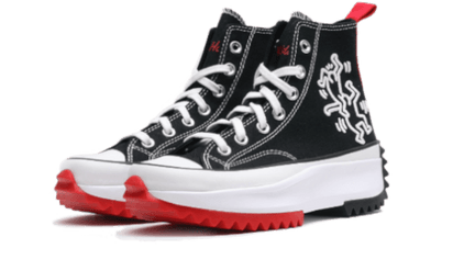 Kup oryginalne Run Star Hike Hi Keith Haring Black - widok z drugiego boku - Sneakersy