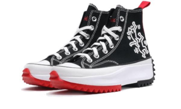 Run Star Hike Hi Keith Haring Black - Kup oryginalne Run Star Hike Hi Keith Haring Black - widok z drugiego boku - Sneakersy