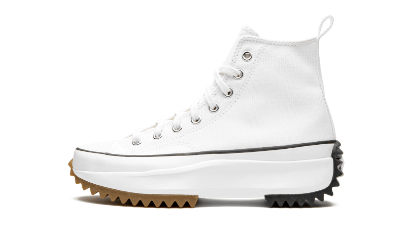 Saturaise Run Star Hike Hi White czarny-biały - widok główny z boku | Saturaise.com