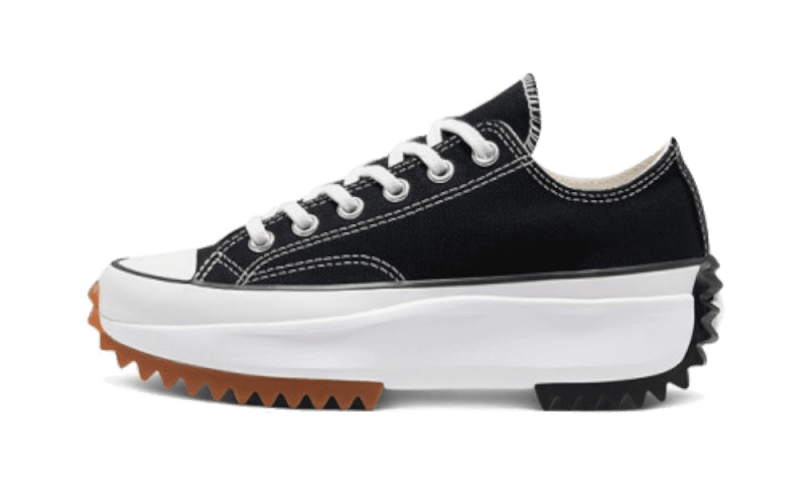 Saturaise Run Star Hike Ox Black czarny-biały - widok główny z boku | Saturaise.com