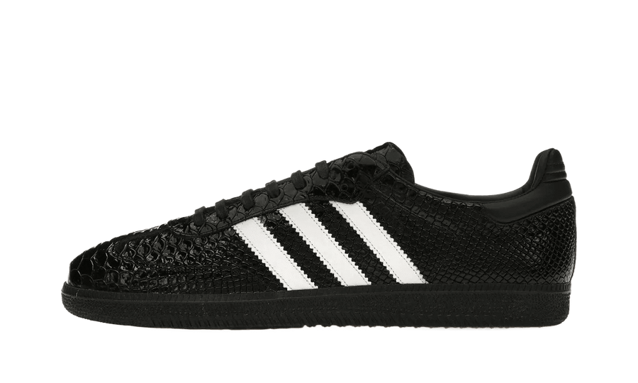 Adidas Samba OG Made in Italy Black Croc czarny-biały - widok główny z boku | Saturaise.com