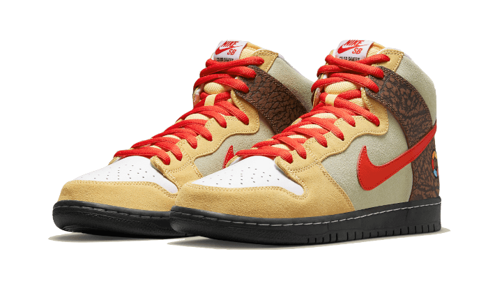 Kup oryginalne SB Dunk High Color Skates Kebab and Destroy - widok z drugiego boku - Sneakersy