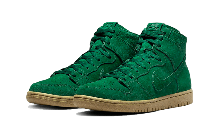 Kup oryginalne SB Dunk High Decon Gorge Green - widok z drugiego boku - Sneakersy