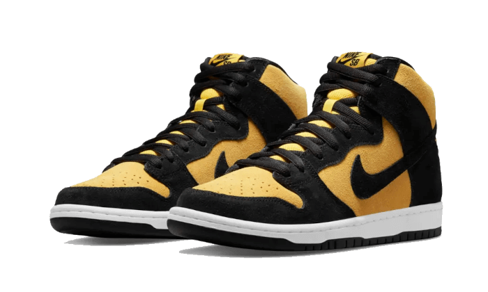 Kup oryginalne SB Dunk High Pro Maize and Black - widok z drugiego boku - Sneakersy