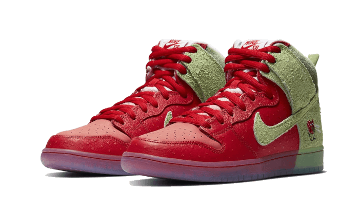 Kup oryginalne SB Dunk High Pro QS Strawberry Cough - widok z drugiego boku - Sneakersy