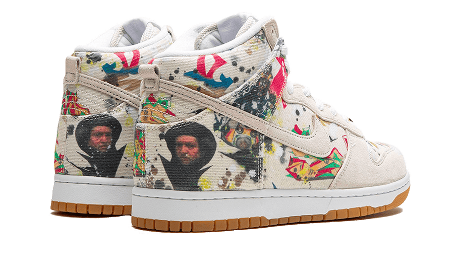 Buty Nike SB Dunk High Supreme Rammellzee - widok z przodu - Rozmiary EU